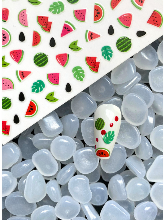 Watermeloen Nail Art Stickers
