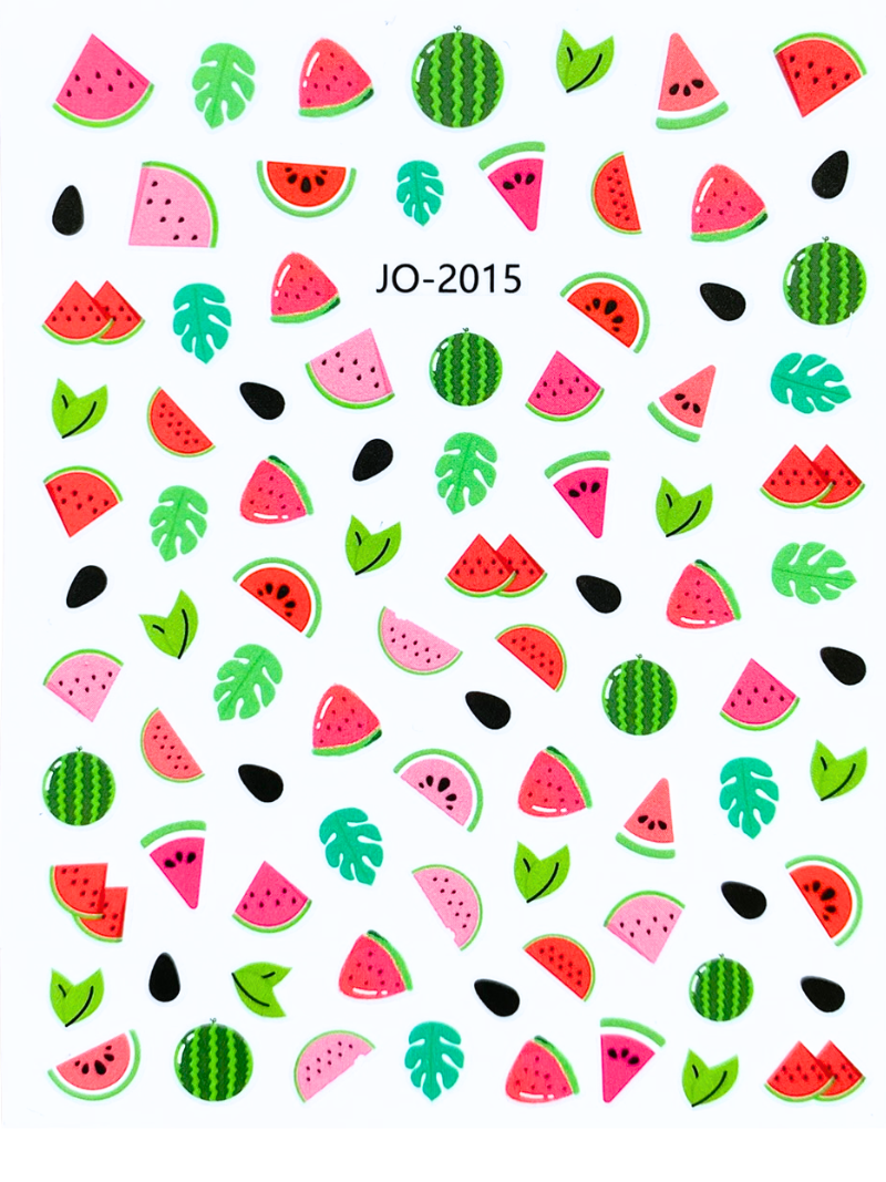 Watermeloen Nail Art Stickers