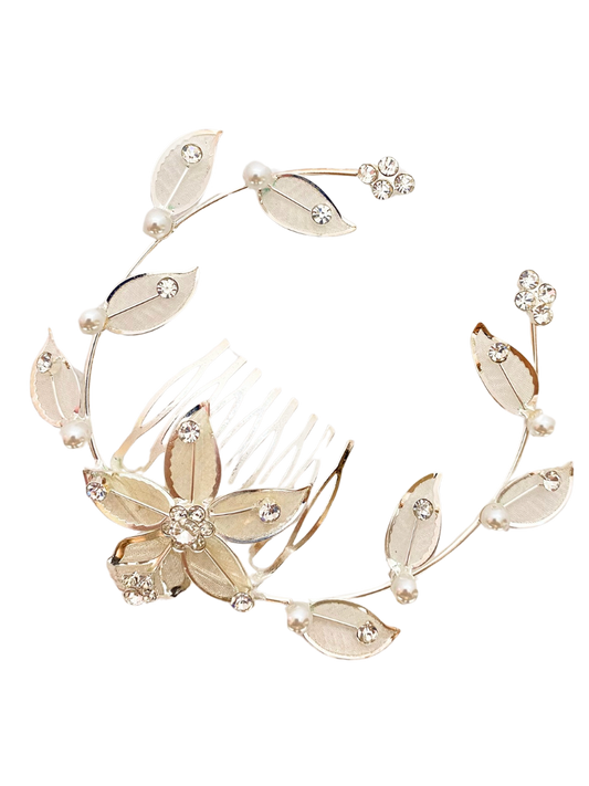 Luxe Flower Princess Haarkam/Tiara